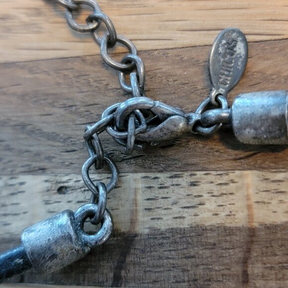 Chico's Leather Choker Necklace - Picture 6 of 8